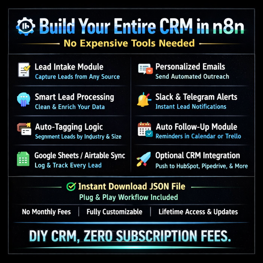 CRM Magic: Build Your Entire CRM in n8n (No Expensive Tools Needed)