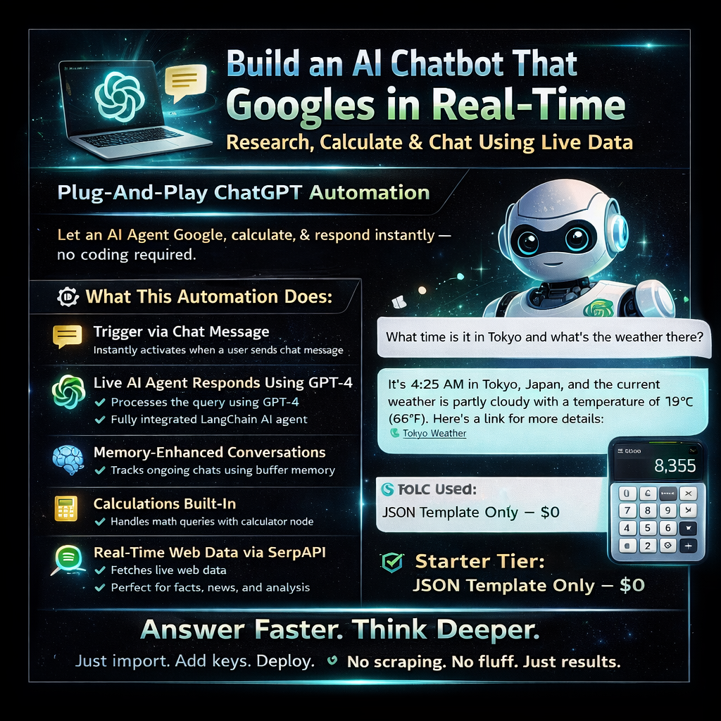 Real-Time AI Research Assistant (Serp API + GPT-4)