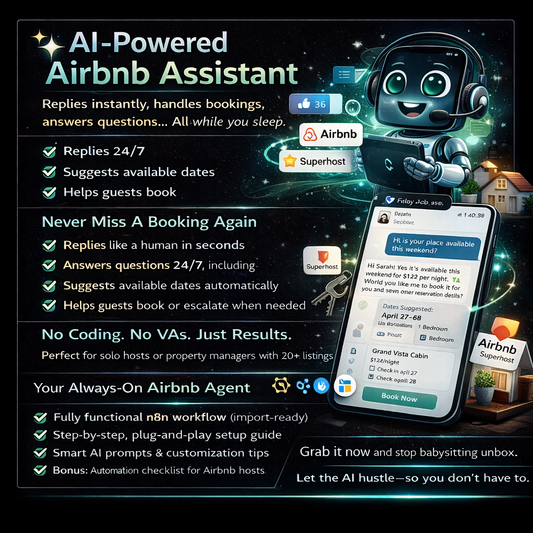 How I Let an AI Agent Handle My Clients’ Airbnb Inquiries (n8n Template