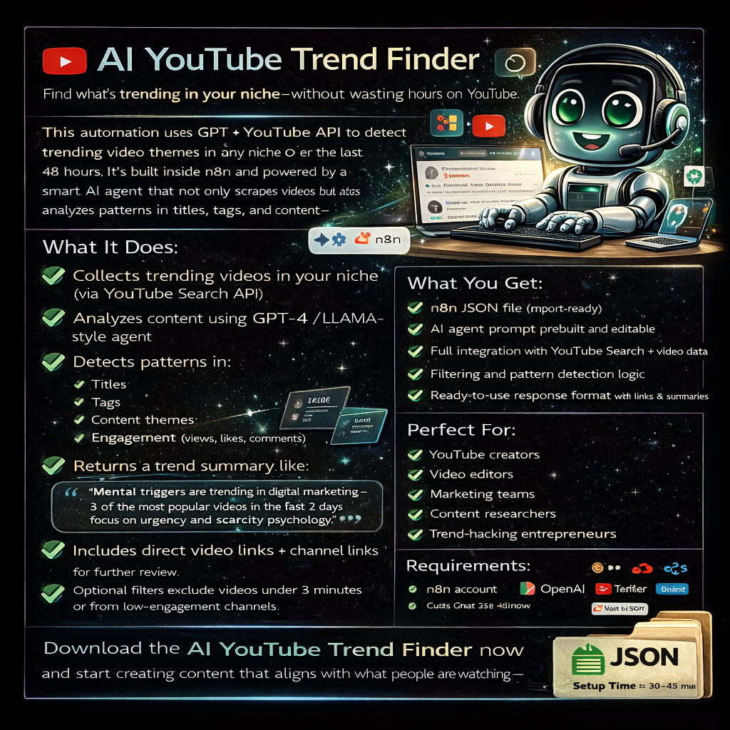 AI YouTube Trend Finder