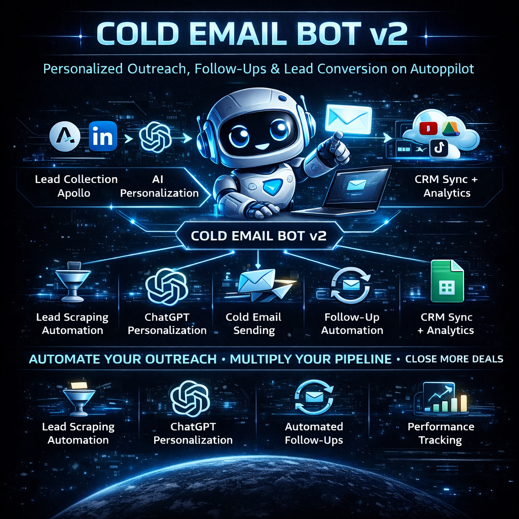 AI-Powered Cold Email Automation System (n8n)