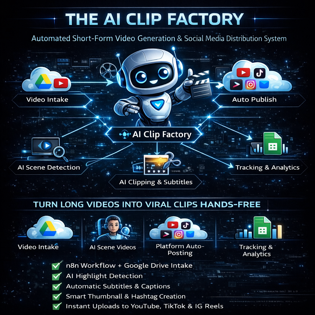 AI Clip Factory (n8n)