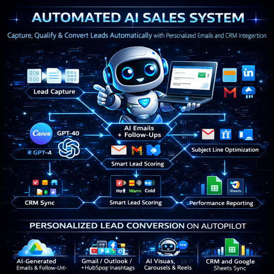 AI-Powered Automated Sales System (Make.com)