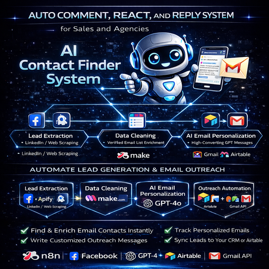 AI Contact Finder System (Make.com)
