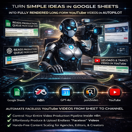 Longform YouTube Creator Automation – AI Script-to-Video System (n8n)
