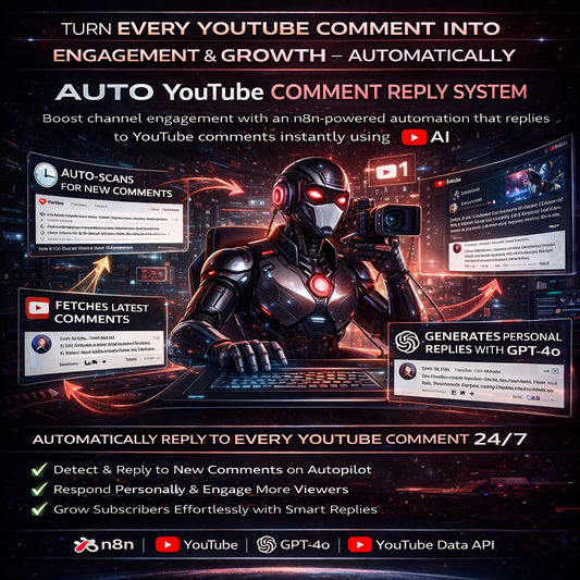 Auto YouTube Comment Reply System (n8n Workflow)