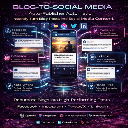 Blog-to-Social Media Auto-Publisher Automation ( N8n)