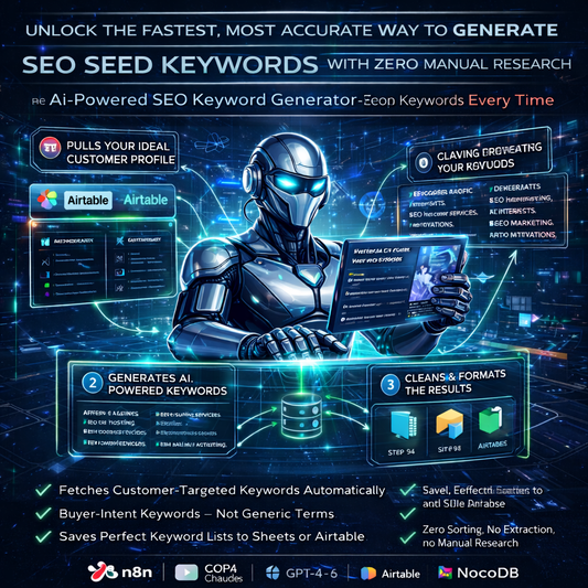 AI-Powered SEO Seed Keyword Generator (n8n Workflow) – Automated ICP-Based Keyword Research System