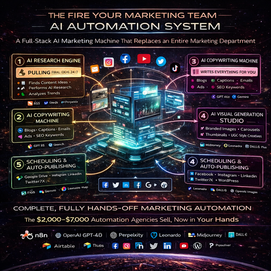 Fire Your Marketing Team – Fully Automated AI Marketing System (n8n Workflow)