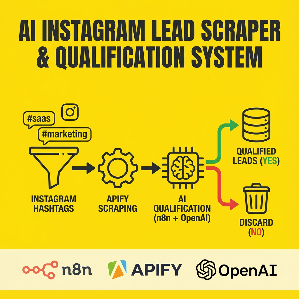 Automatically Scrape, Analyze & Qualify Instagram Leads Using AI