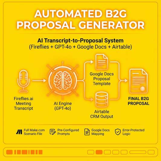 Automated B2G Proposal Generator – AI Transcript-to-Proposal System